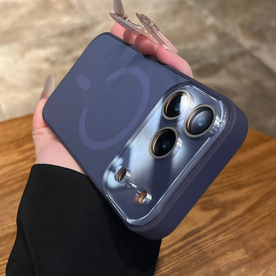 Silicone & Glass MagSafe Case