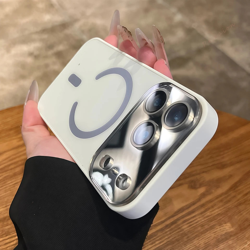 Silicone & Glass MagSafe Case