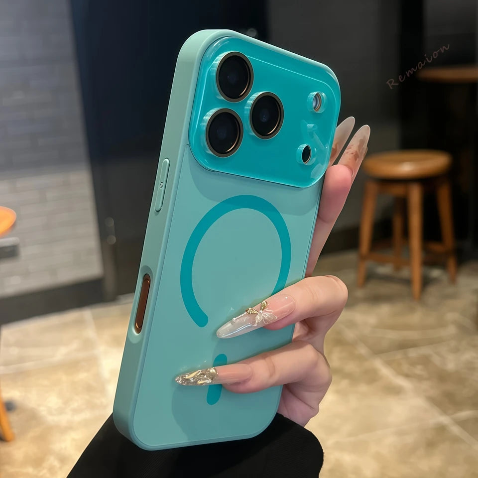 Silicone & Glass MagSafe Case