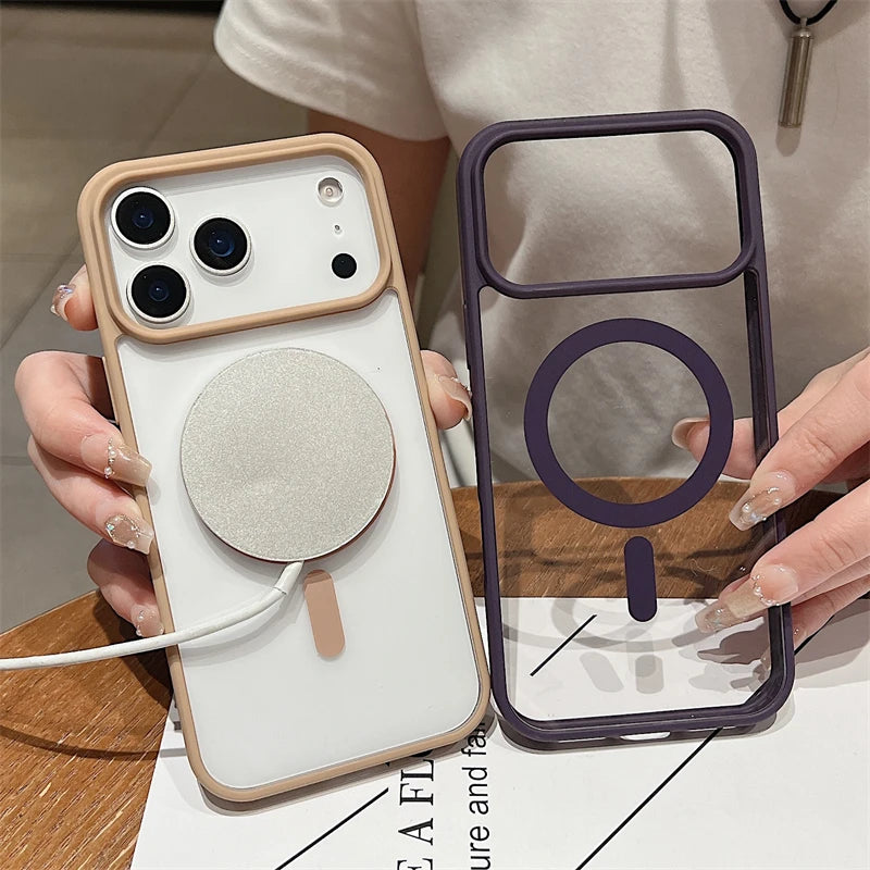 Matte Plated MagSafe Case