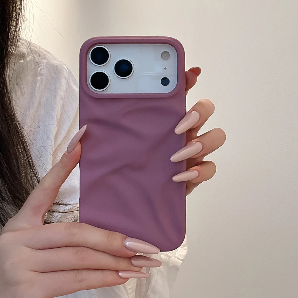 Wavy Matte Silicone Case
