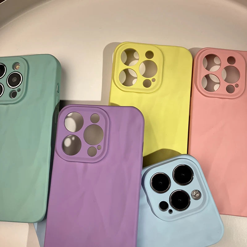 3D Frosted Folds Case