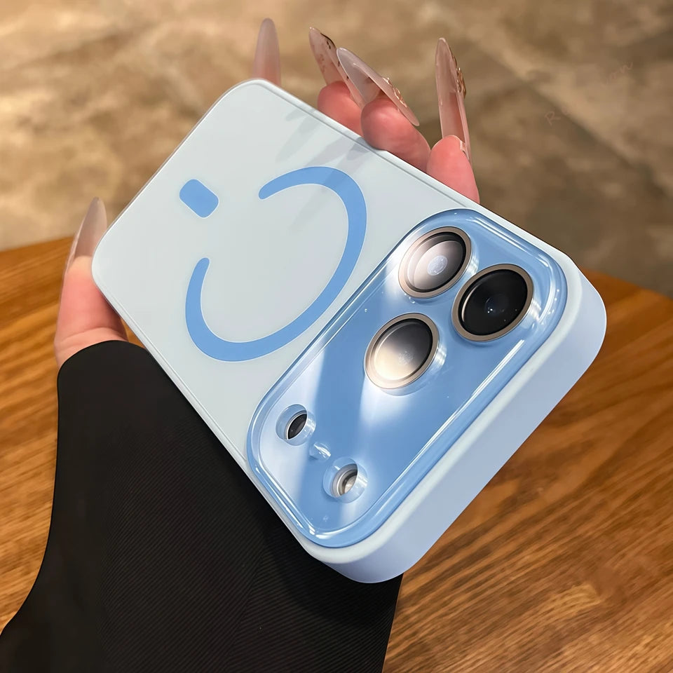 Silicone & Glass MagSafe Case