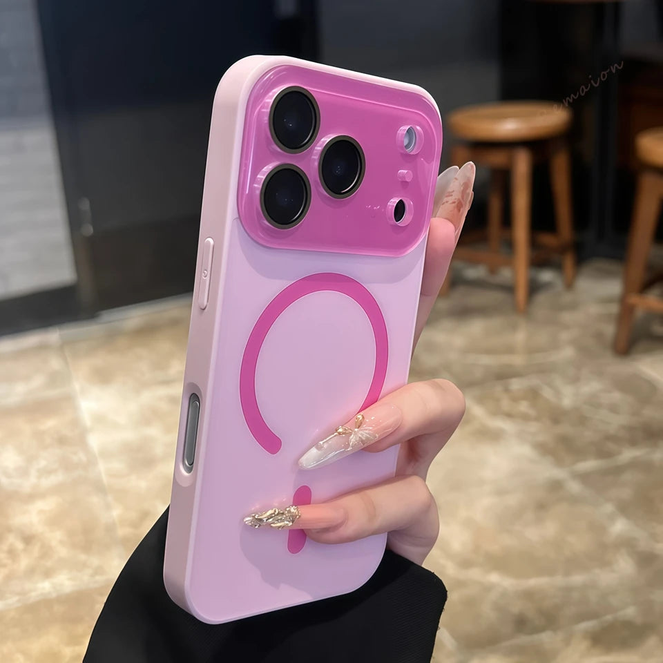 Silicone & Glass MagSafe Case