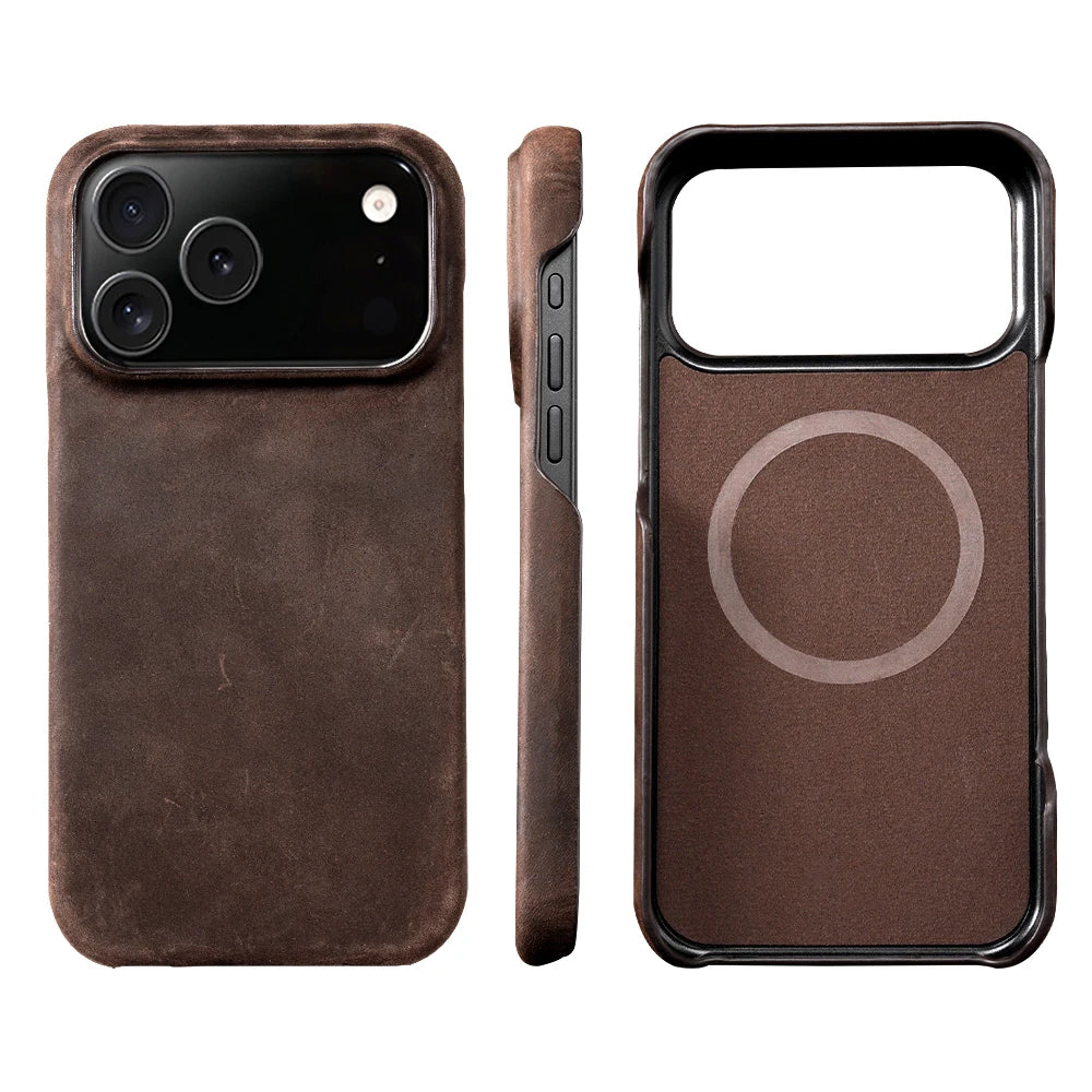 Luxury Leather MagSafe Case