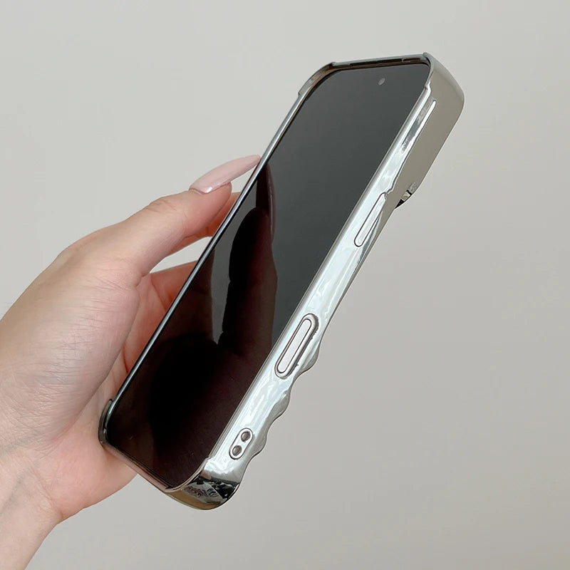 Chrome Wave Mirror Case