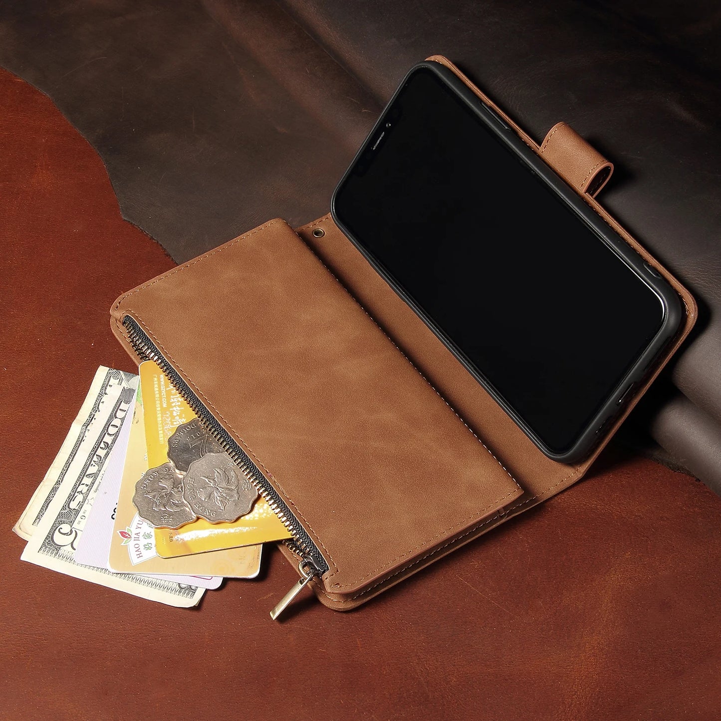 Leather Wallet Case