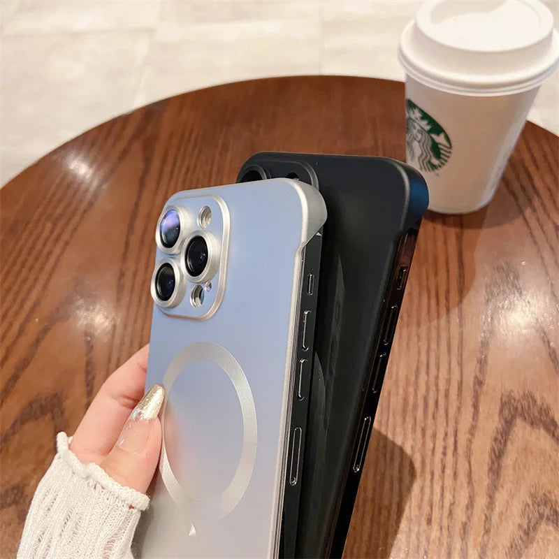 Shockproof Frameless MagSafe Case