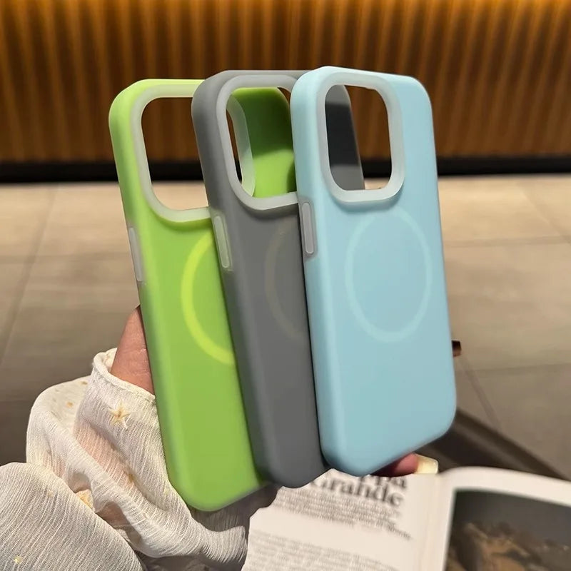 Matte Silicone MagSafe Case