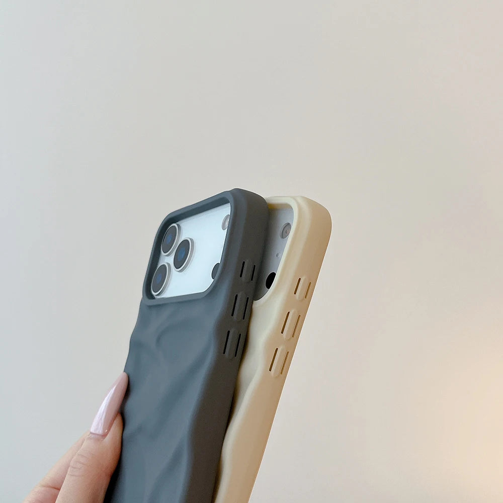 Wavy Matte Silicone Case