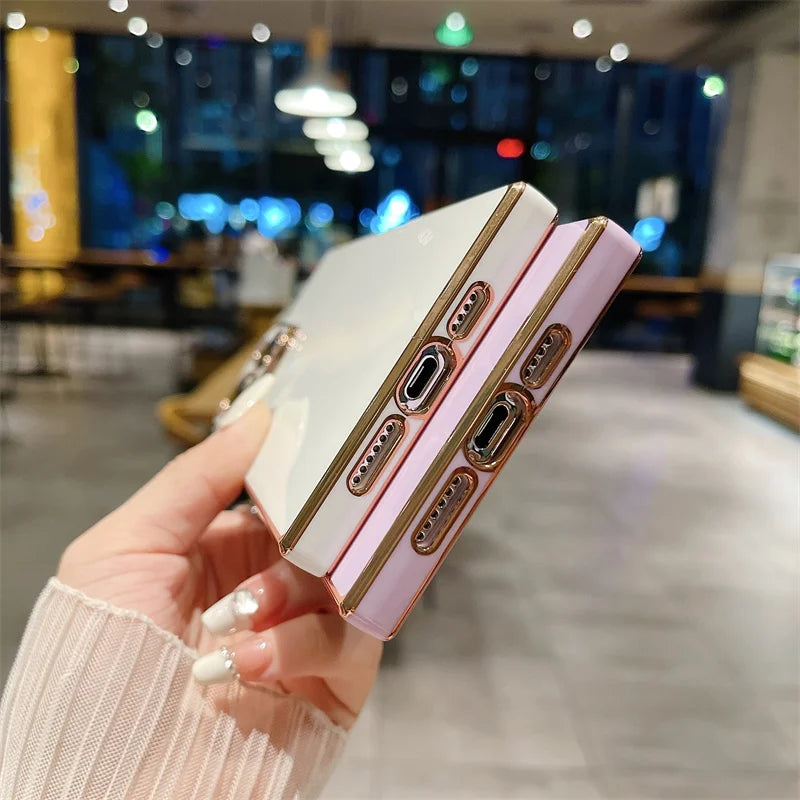 Gold Plated Square Case