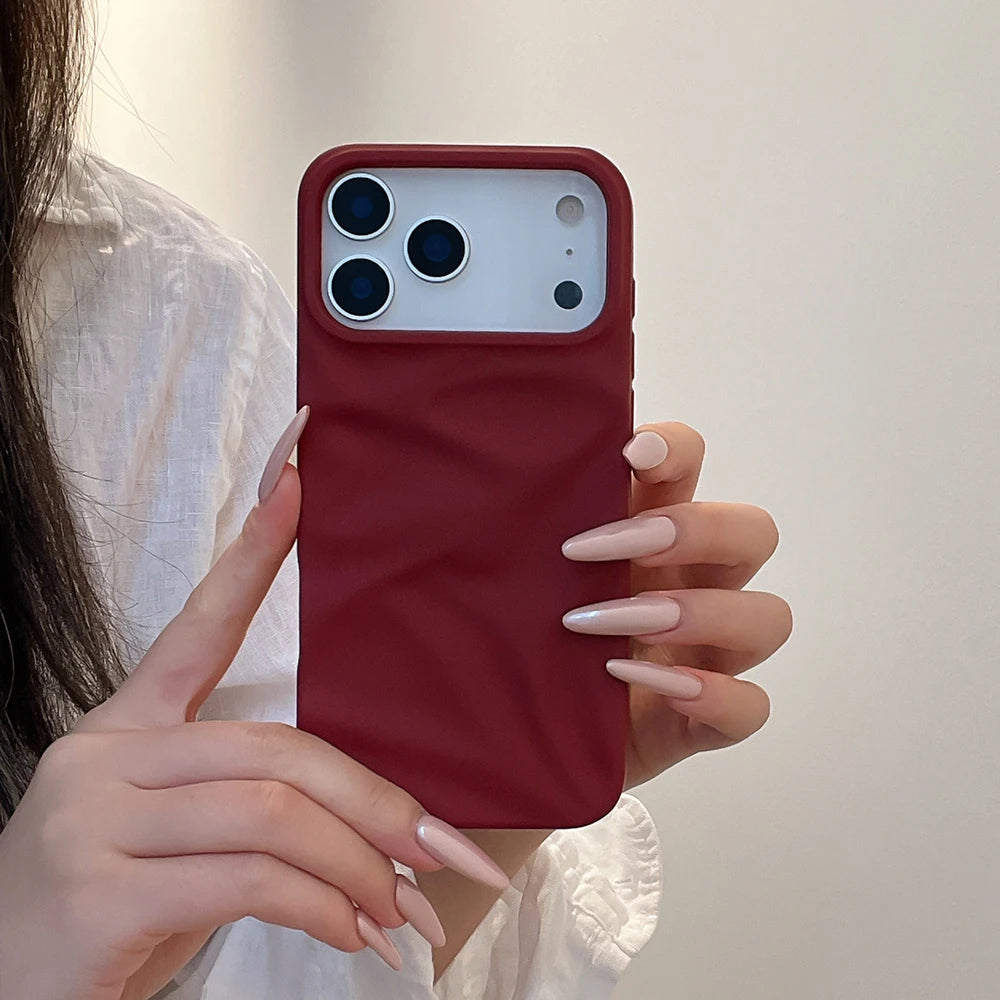 Wavy Matte Silicone Case