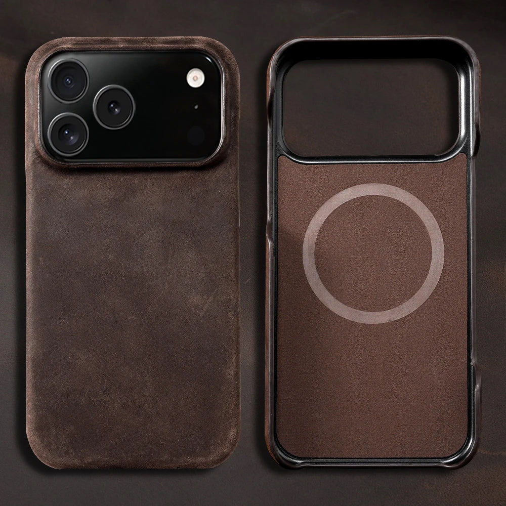 Luxury Leather MagSafe Case