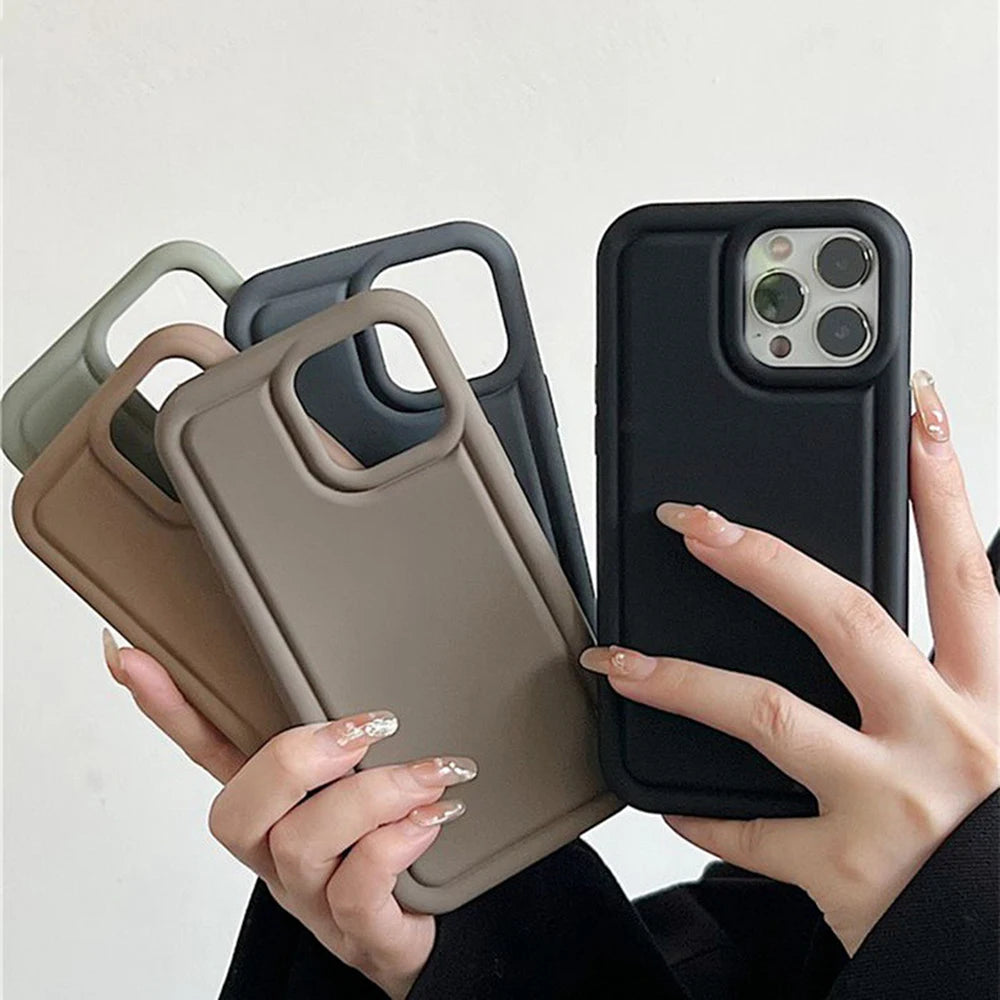 Solid Color Silicone Case