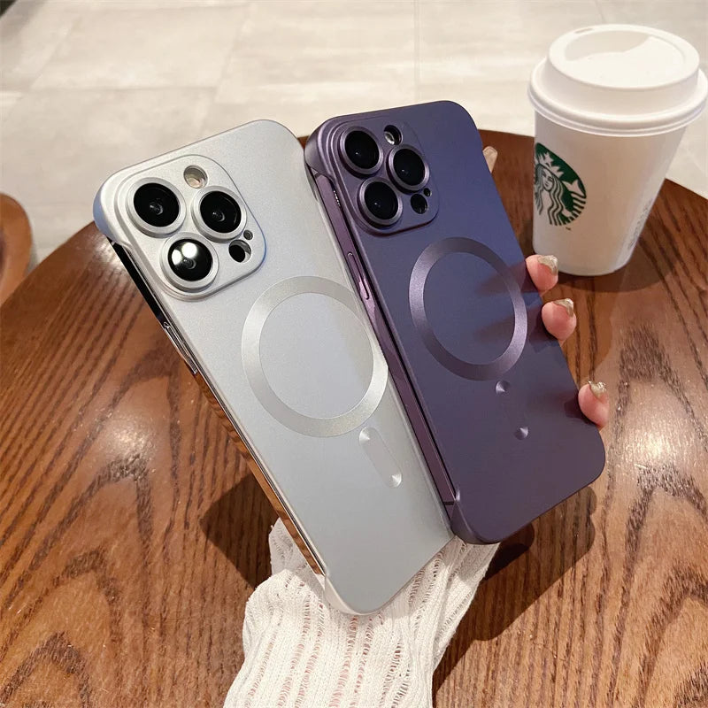 Shockproof Frameless MagSafe Case