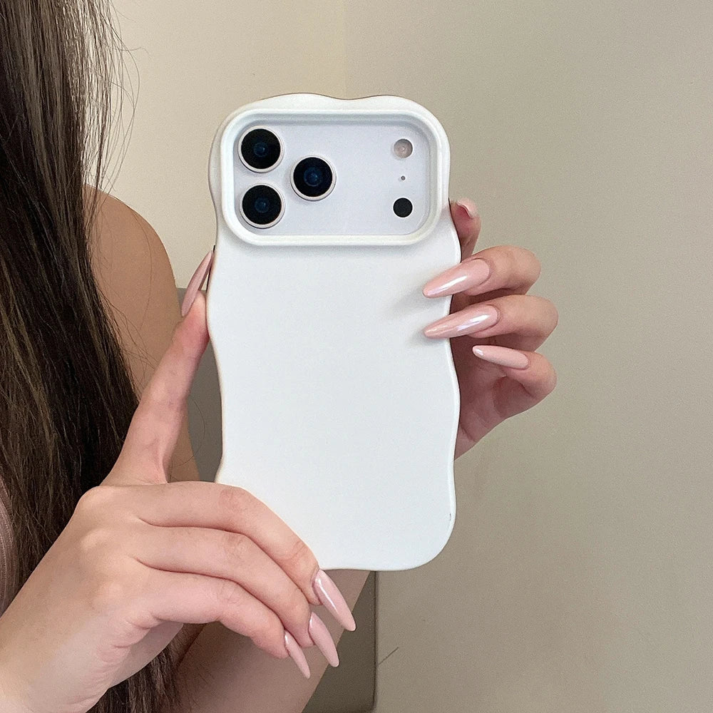 Solid Color Wavy Case