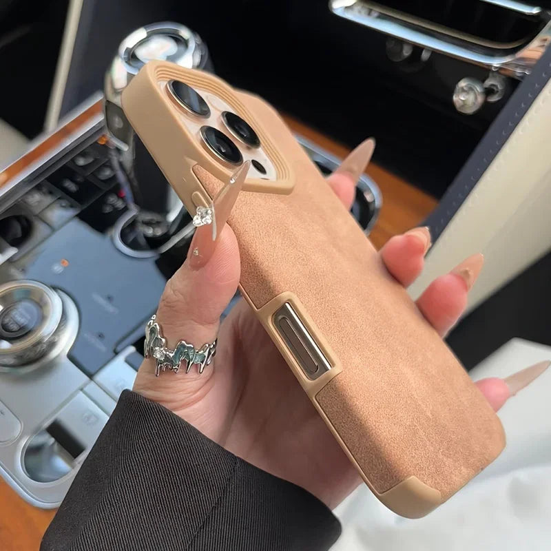 Suede Leather Case