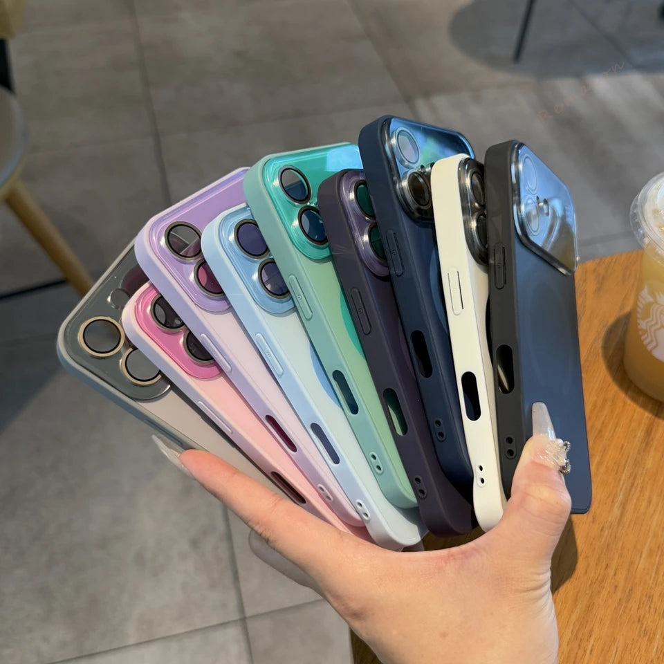 Silicone & Glass MagSafe Case