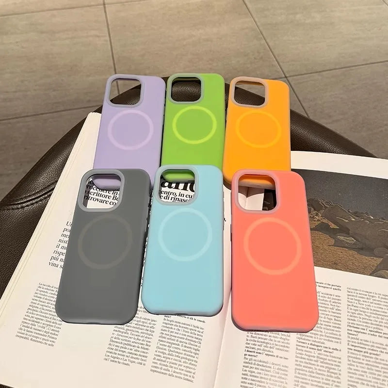 Matte Silicone MagSafe Case