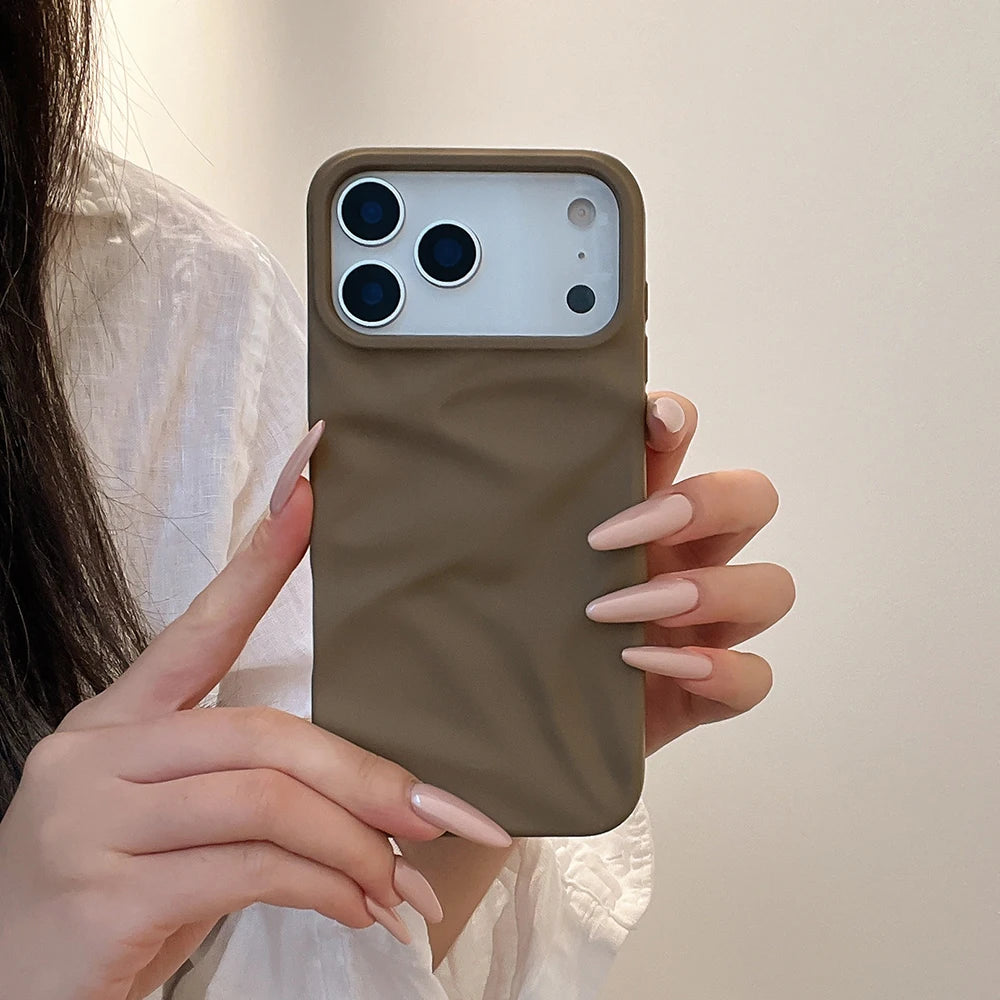 Wavy Matte Silicone Case