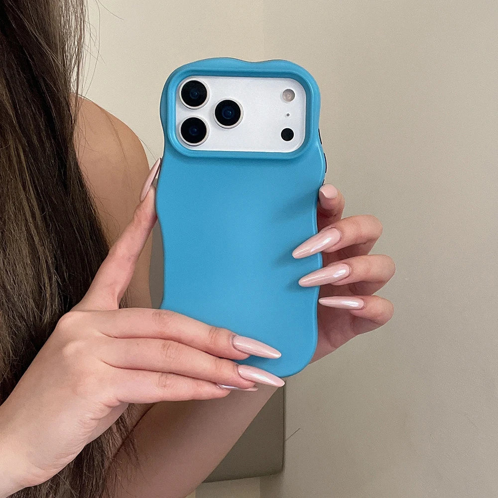 Solid Color Wavy Case