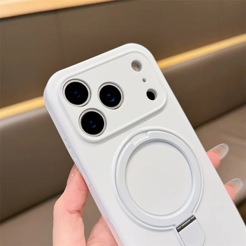 Silicone MagSafe case with Folding Stand/Holder