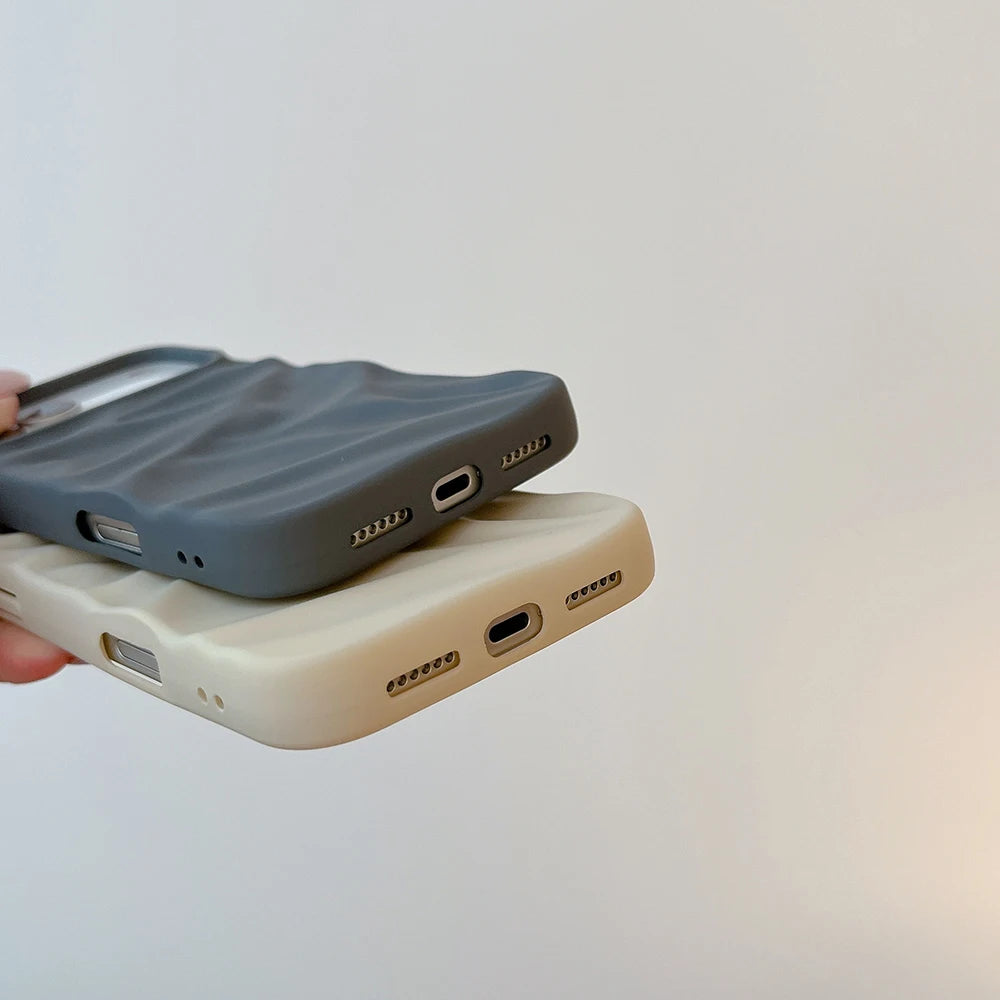 Wavy Matte Silicone Case