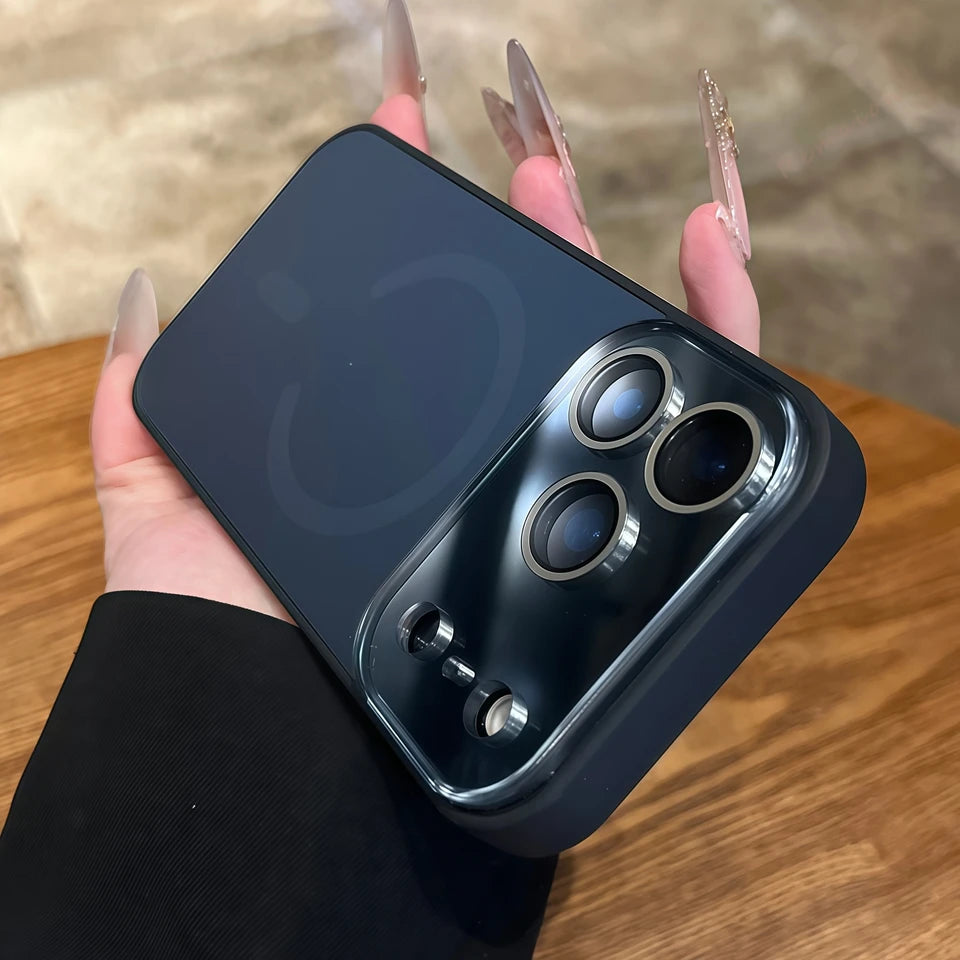 Silicone & Glass MagSafe Case