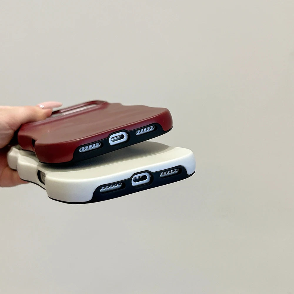 Solid Color Wavy Case