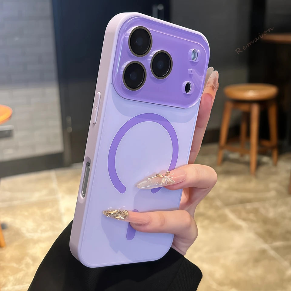 Silicone & Glass MagSafe Case