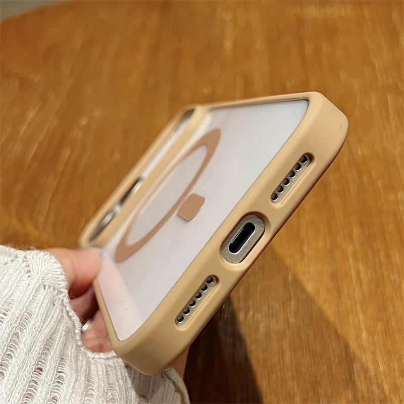 Matte Plated MagSafe Case