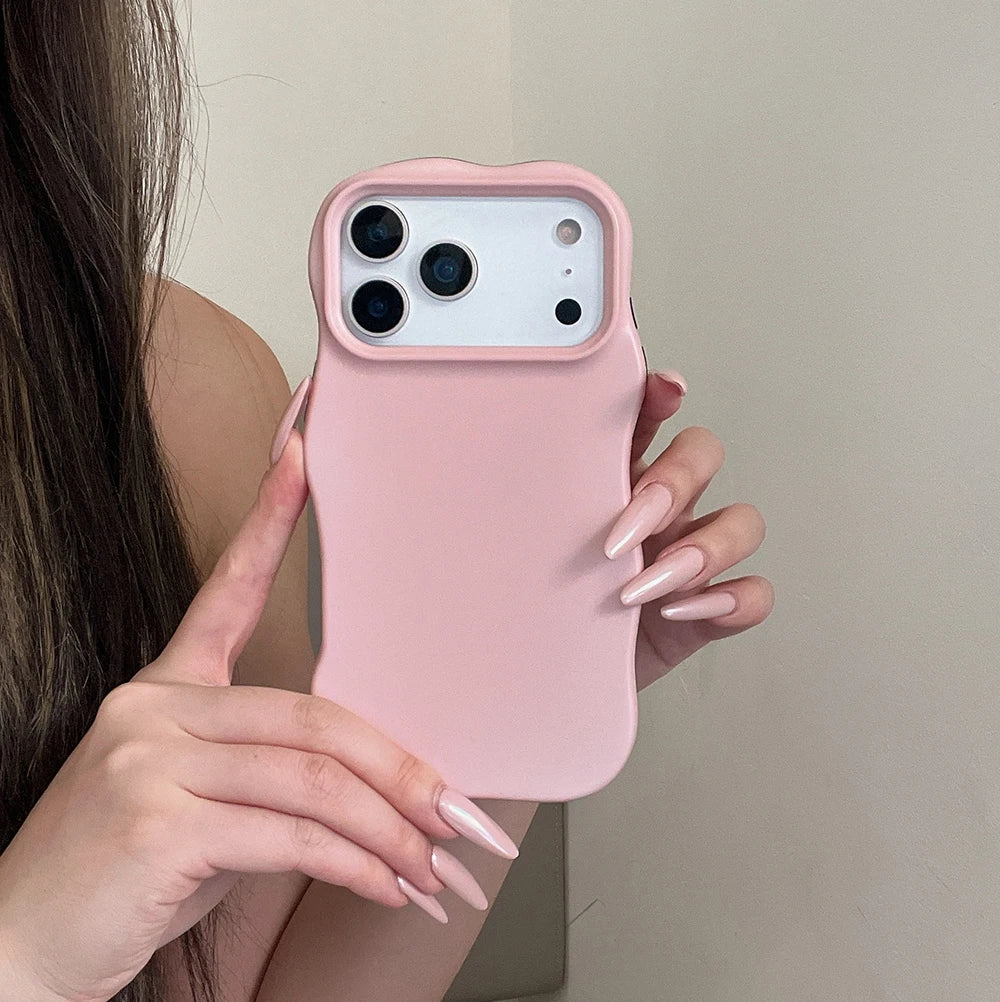 Solid Color Wavy Case