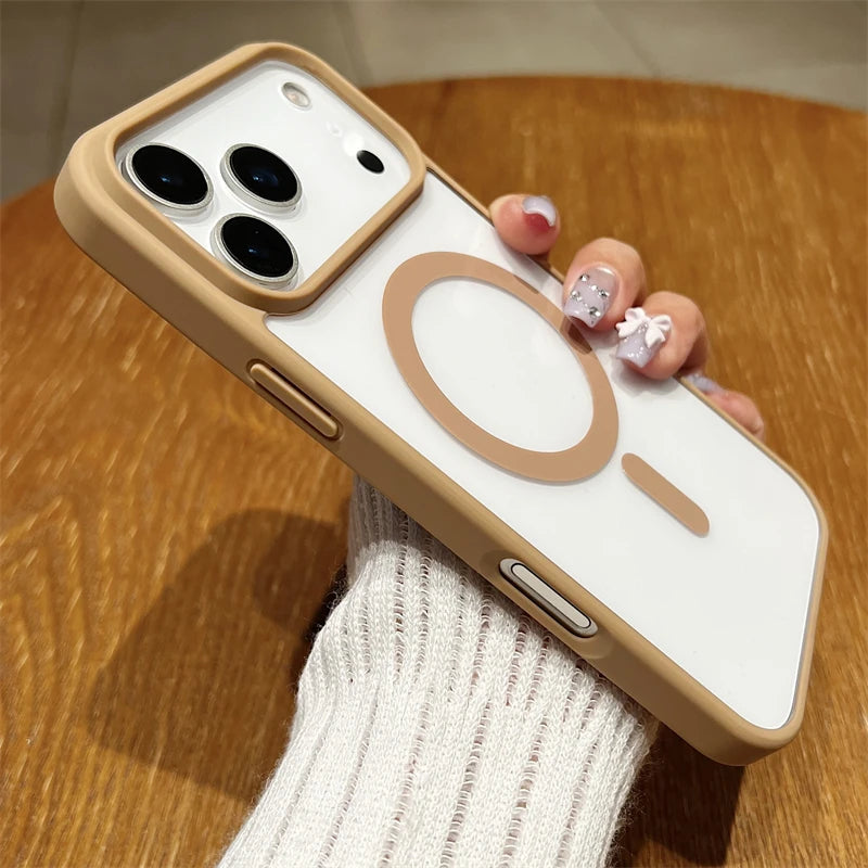 Matte Plated MagSafe Case