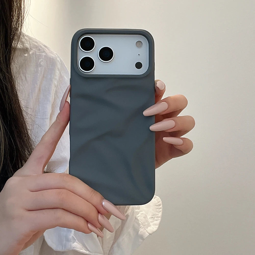 Wavy Matte Silicone Case