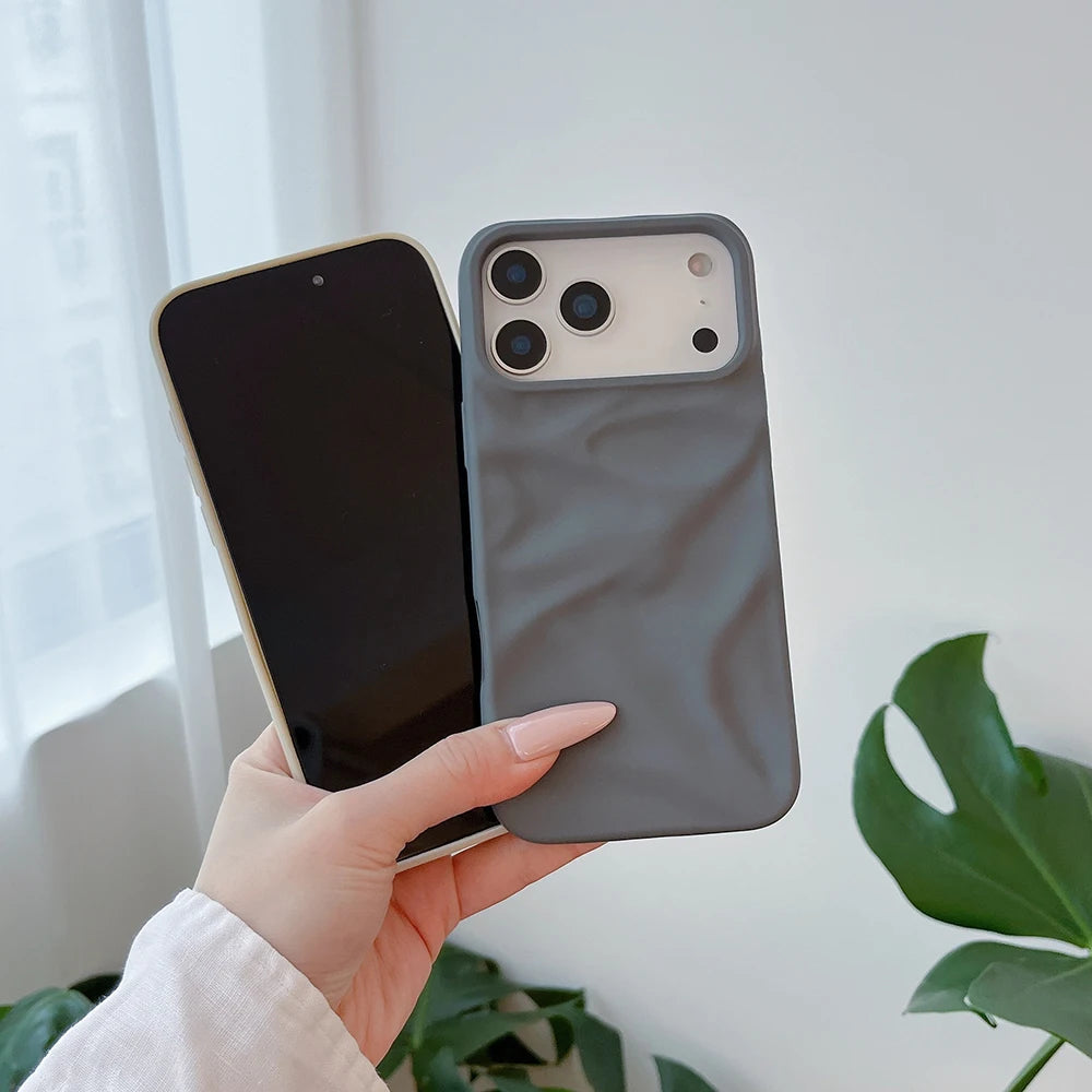 Wavy Matte Silicone Case