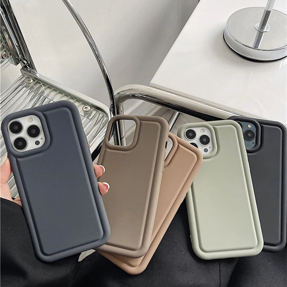 Solid Color Silicone Case