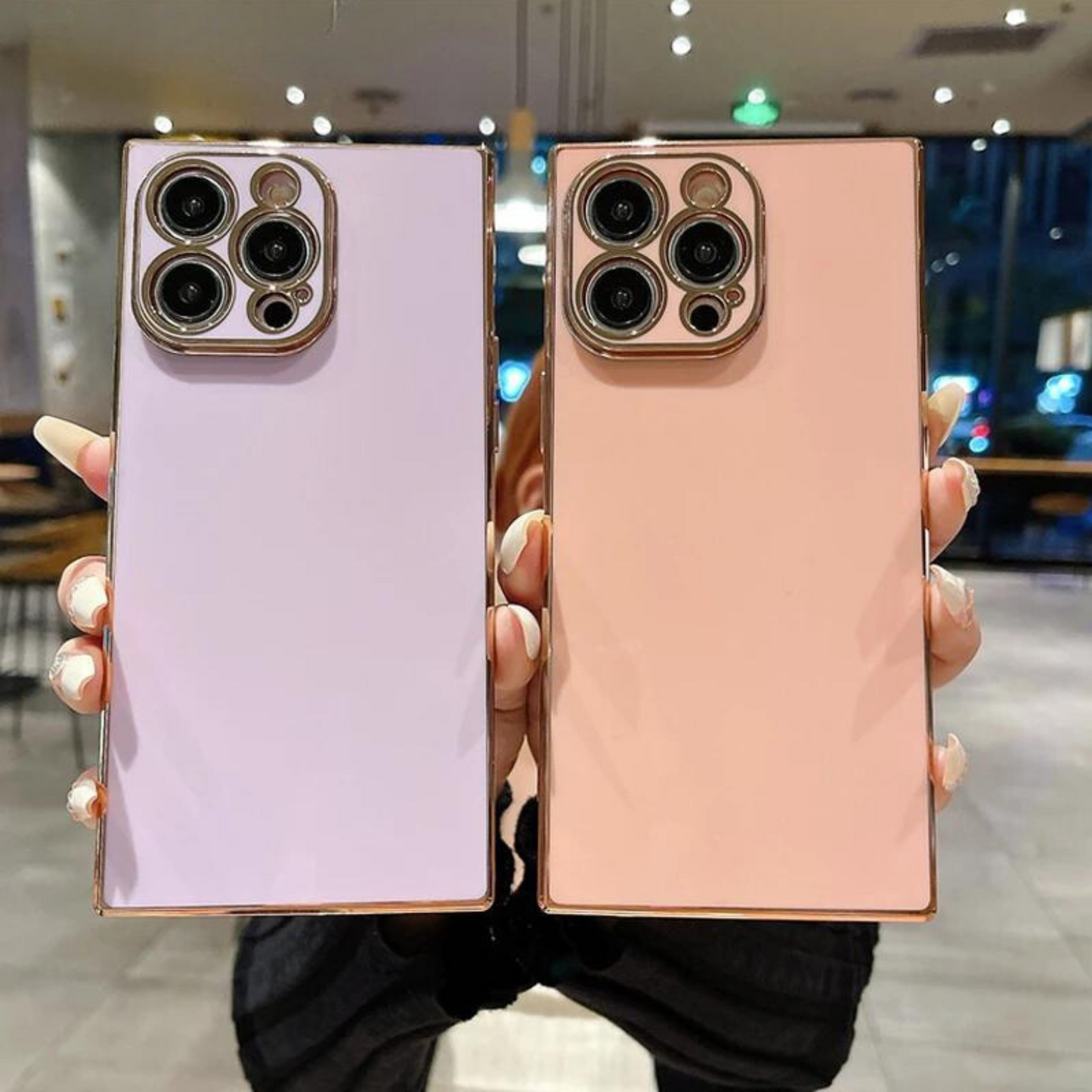 Gold Plated Square Case