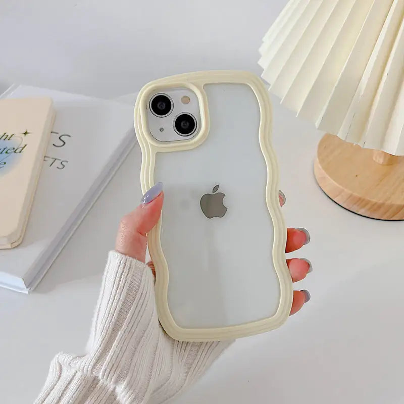 Cute Wavy Clear Case