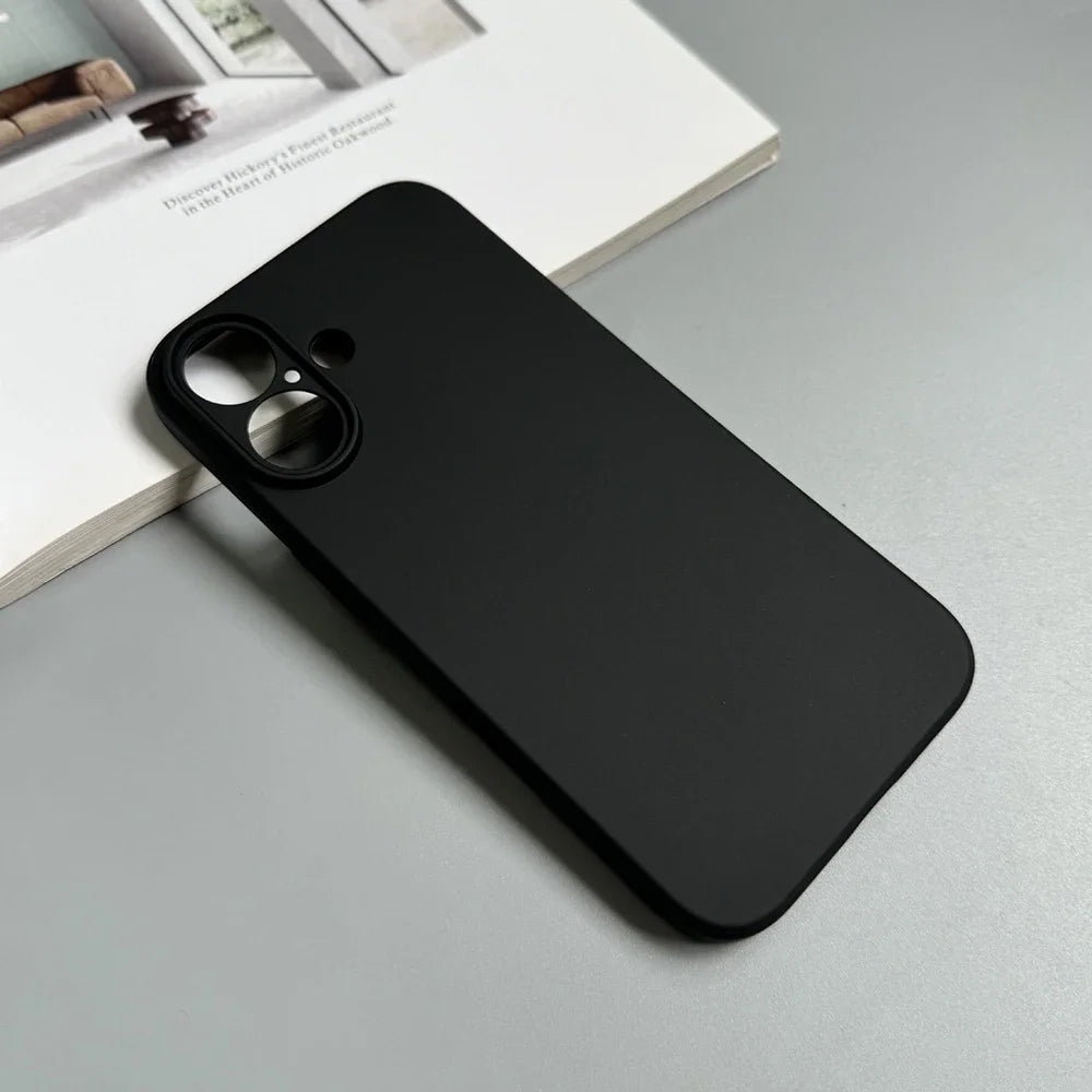 Black Silicone Matte Case