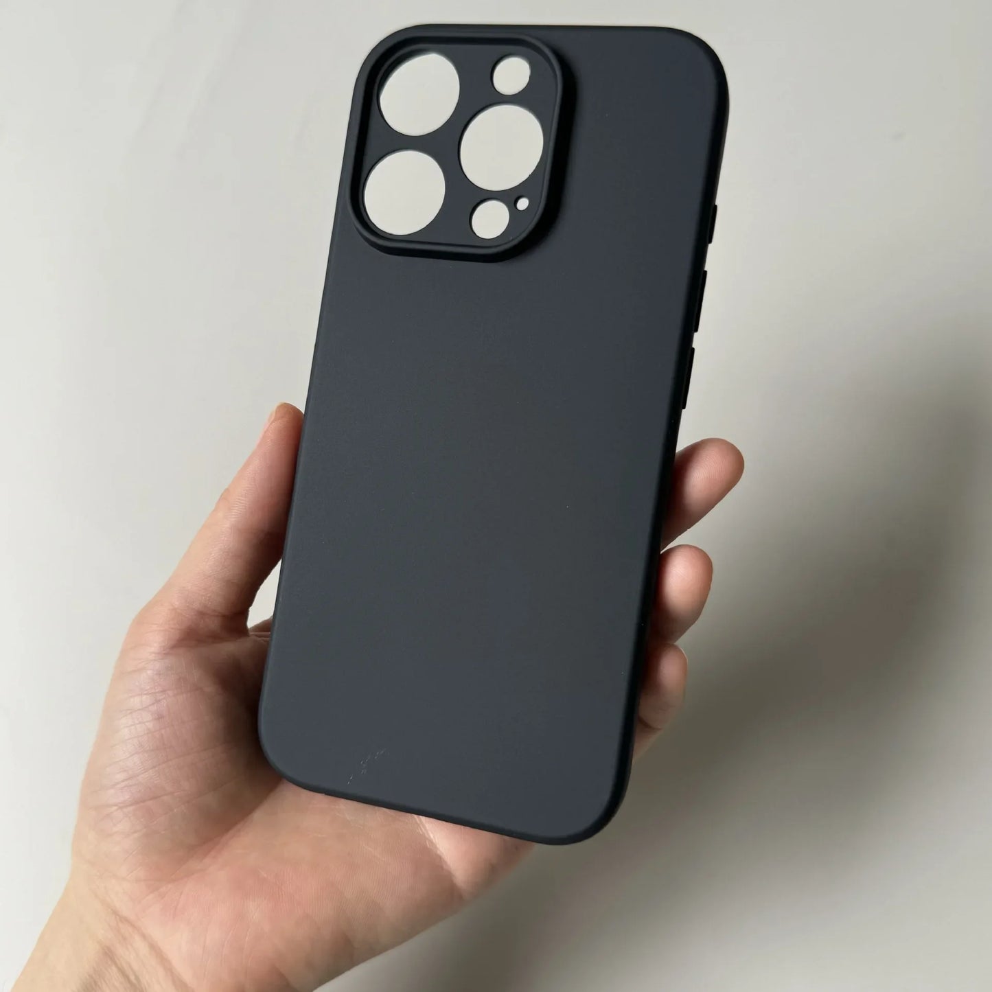 Black Silicone Matte Case