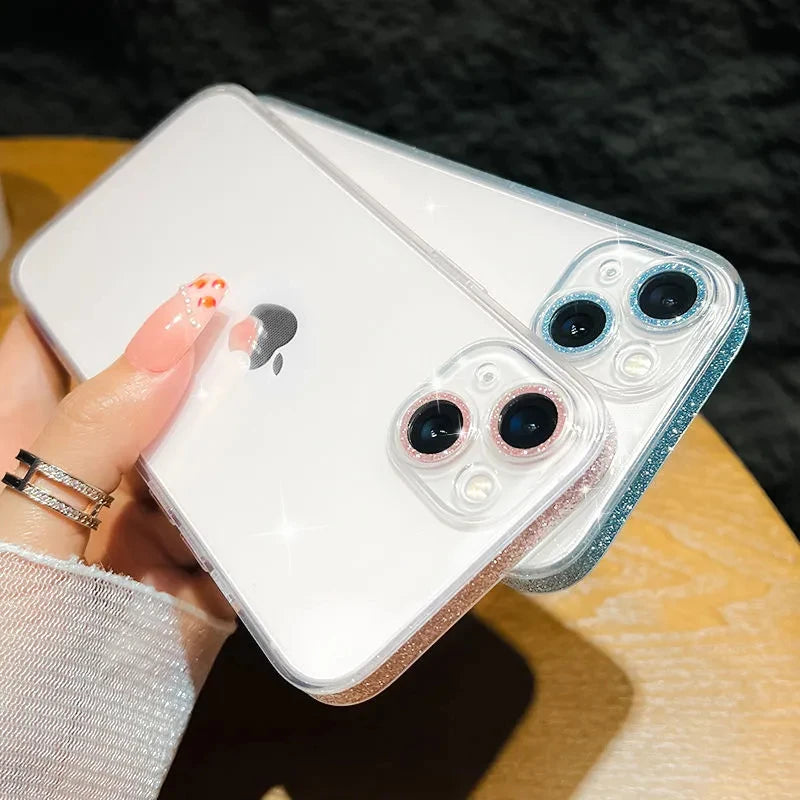 Clear Glitter Case