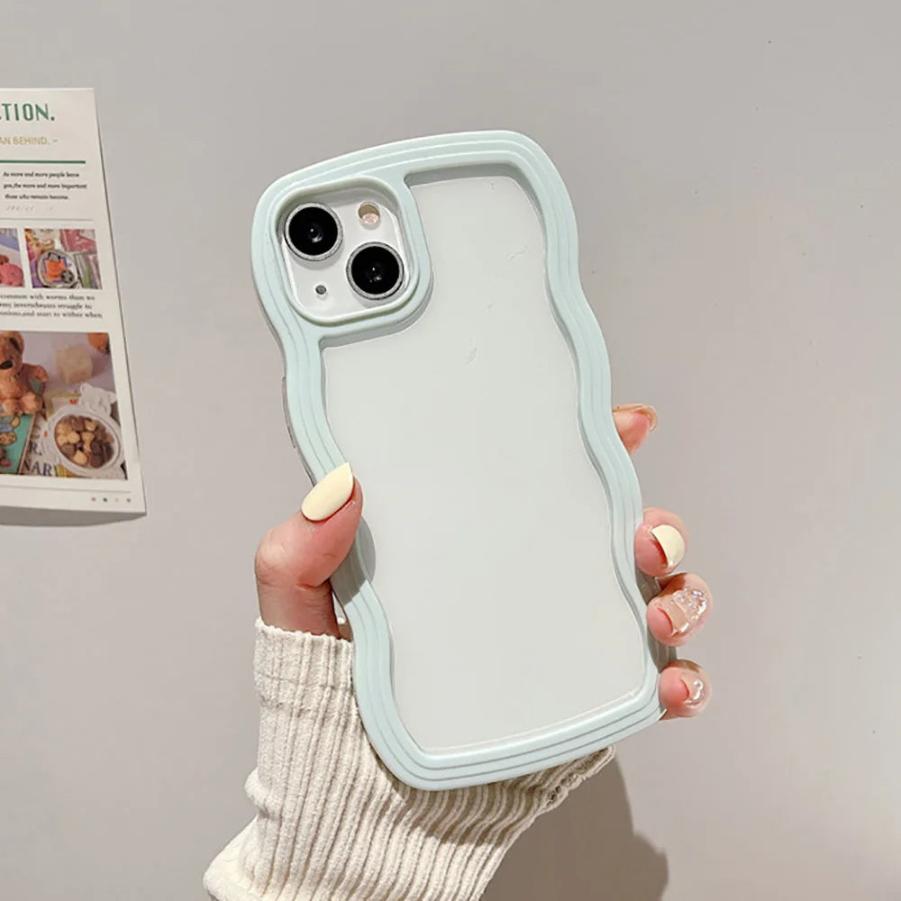 Cute Wavy Clear Case