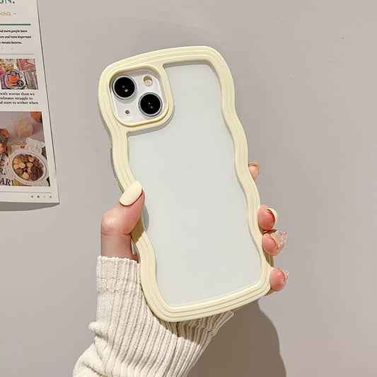 Cute Wavy Clear Case