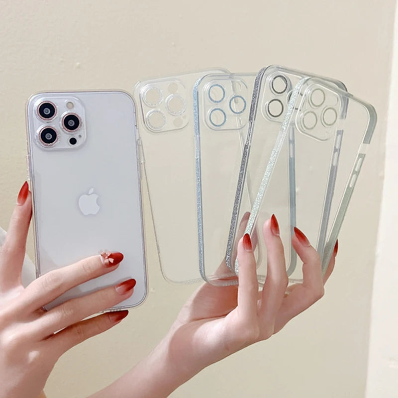 Clear Glitter Case