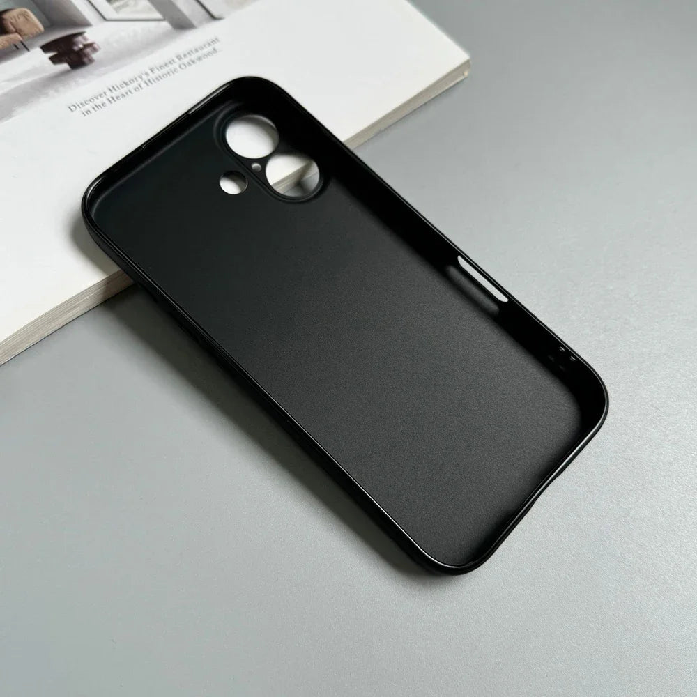 Black Silicone Matte Case