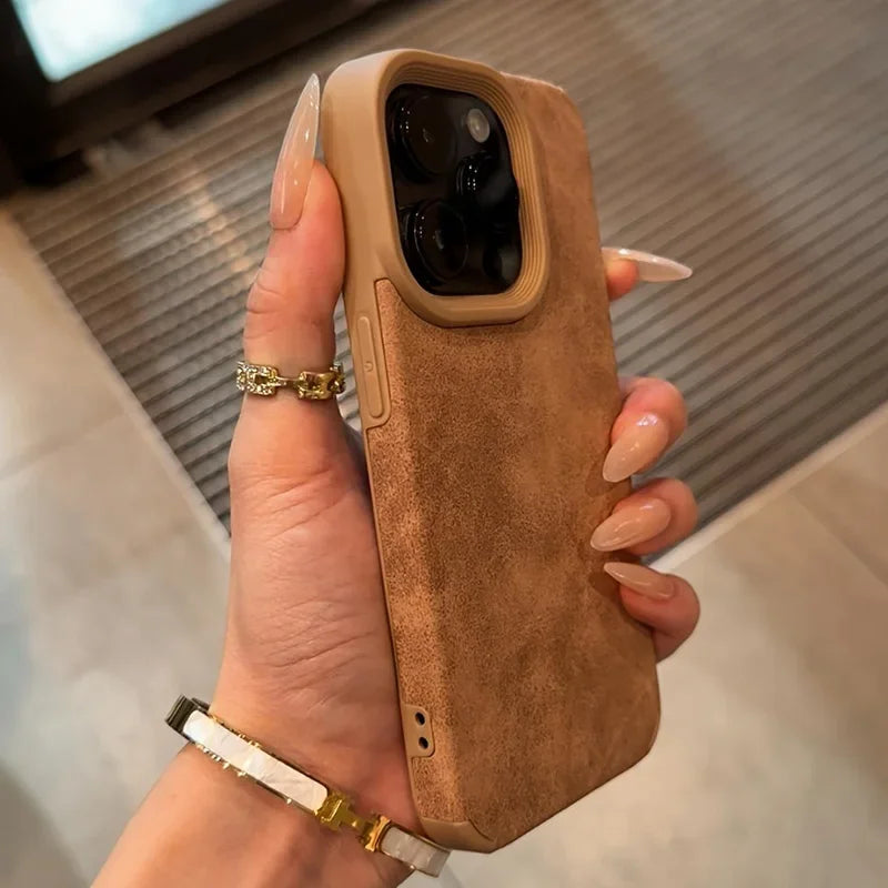 Suede Leather Case