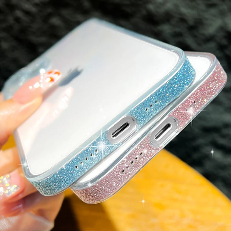 Clear Glitter Case