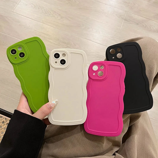 Candy Color Wavy Case