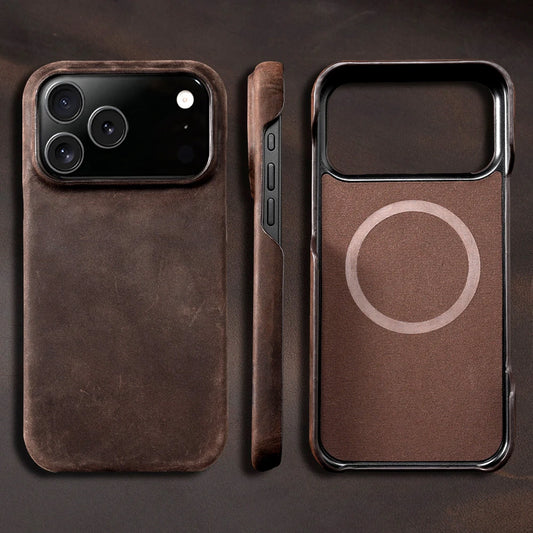 Luxury Leather MagSafe Case