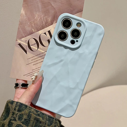 3D Frosted Folds Case